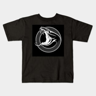 Snake Head Print Kids T-Shirt